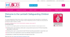 Desktop Screenshot of lambethscb.org.uk